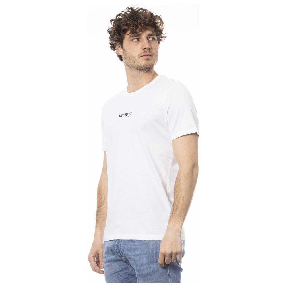 Ungaro Sport White Cotton Men's T-Shirt