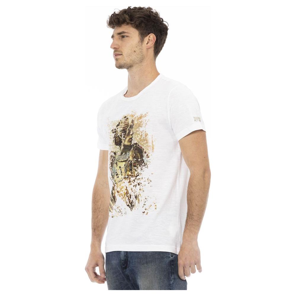 Trussardi Action White Cotton T-Shirt