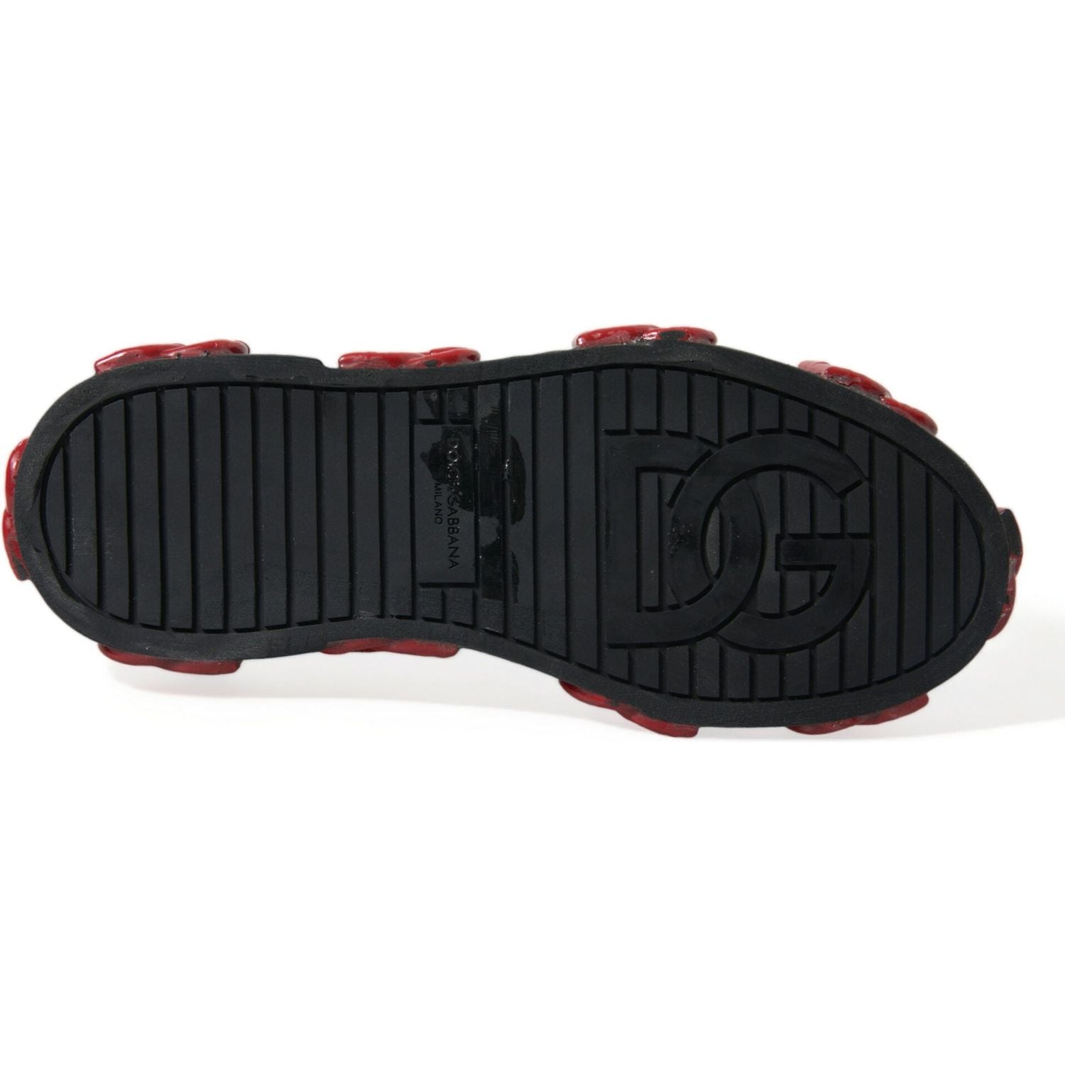 Dolce & Gabbana Multicolor Camouflage High Top Sneakers Shoes