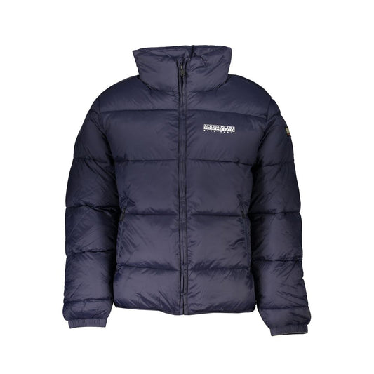 Napapijri Eco-Conscious Blue Jacket with Sleek Design NA-25105-XL-FBB-234