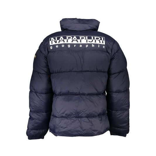 Napapijri Eco-Conscious Blue Jacket with Sleek Design NA-25105-XL-FBB-234
