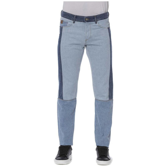 Trussardi Jeans Blue Cotton Men Jeans TR-24104-W32