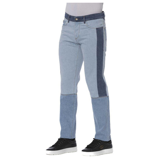 Trussardi Jeans Blue Cotton Men Jeans TR-24104-W32