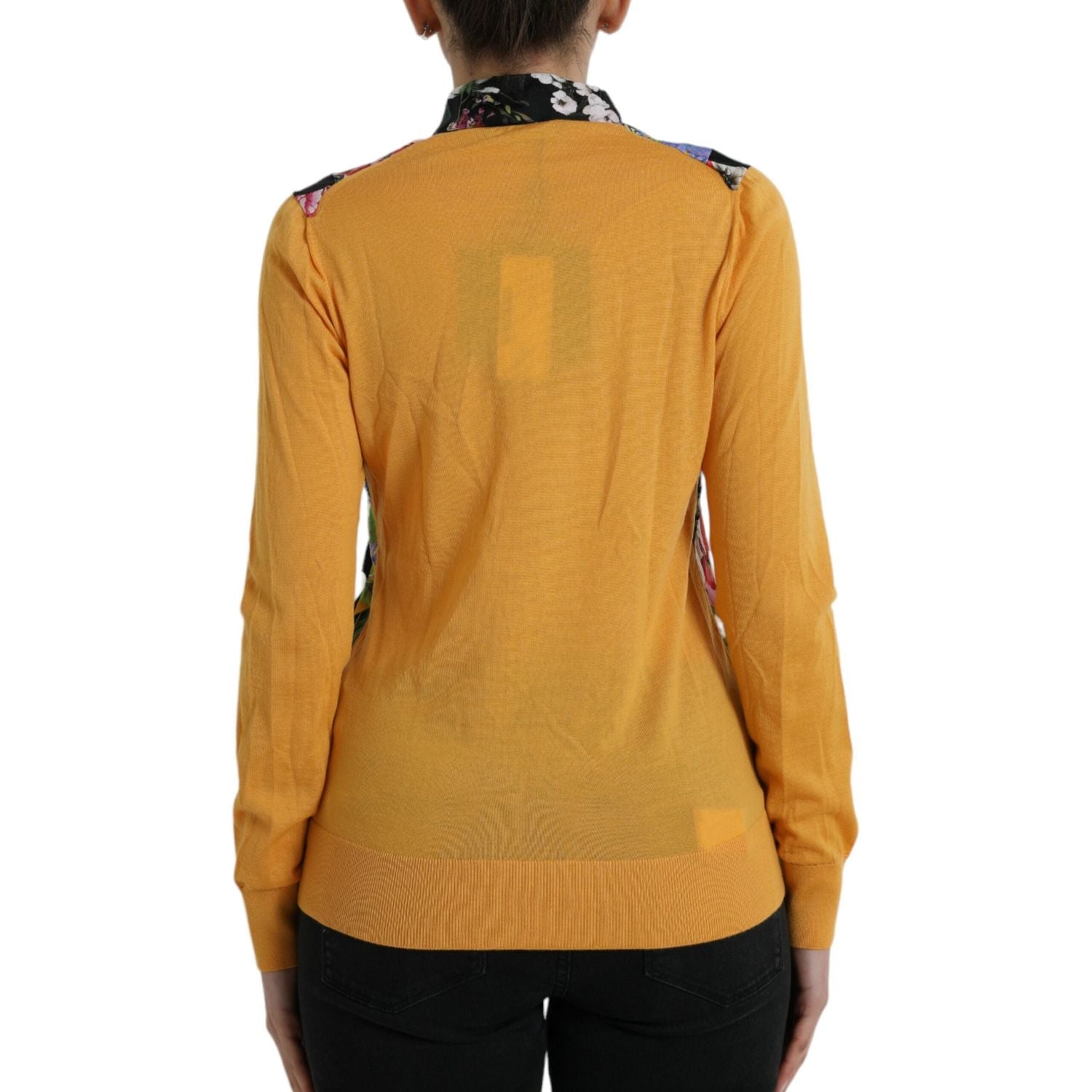 多色羊绒真丝混纺亨利衫