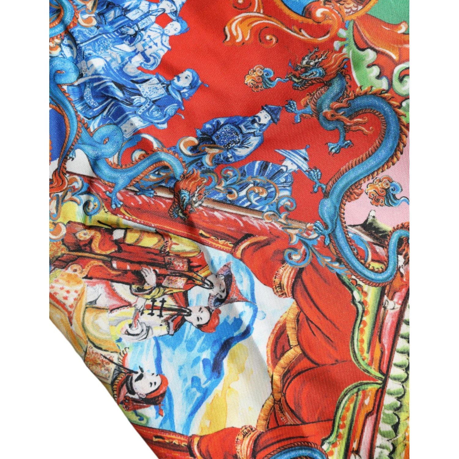 多色图案纽扣休闲衬衫