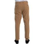 Prada Beige Cashmere Men Straight Fit Dress Pants PAN75304-54