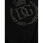 Dolce & Gabbana Black Logo Embossed Crew Neck Short Sleeves T-shirt TSH84604-XL
