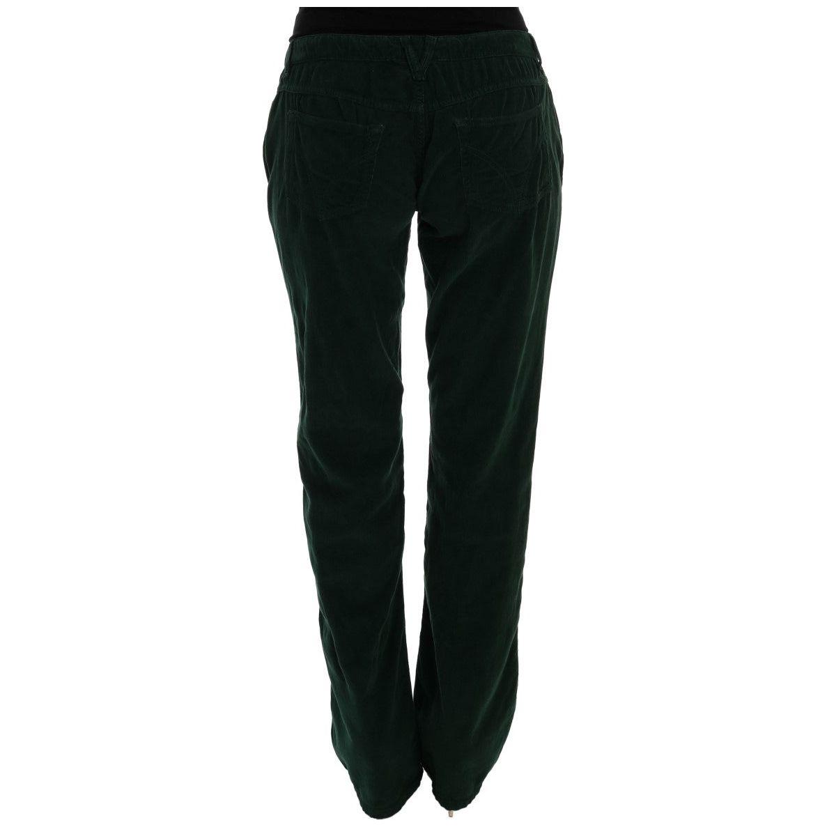 Dolce & Gabbana Green Cotton Corduroys Jeans SIG50012-3