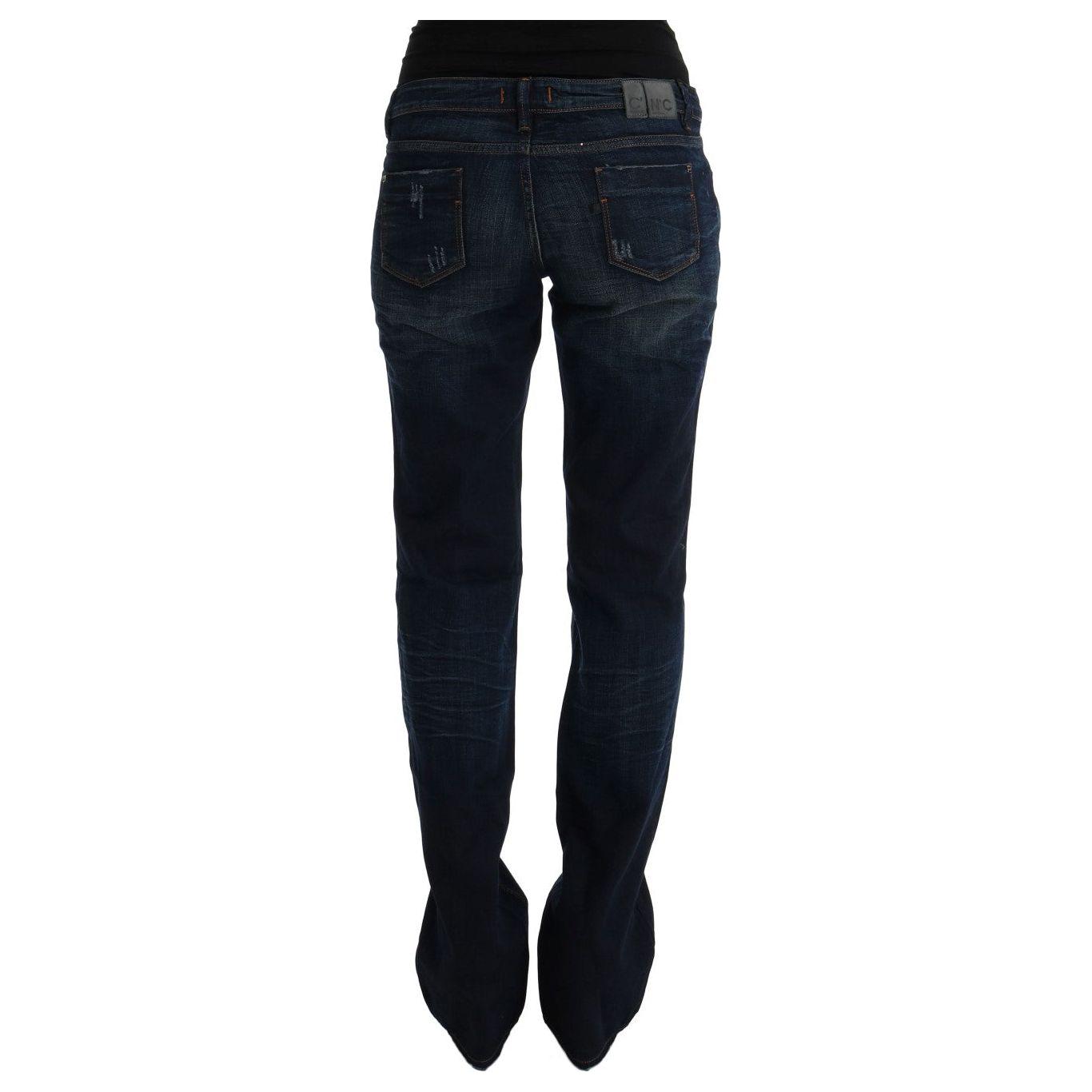 Costume National Blue Cotton Regular Fit Denim Jeans SIG30107-3