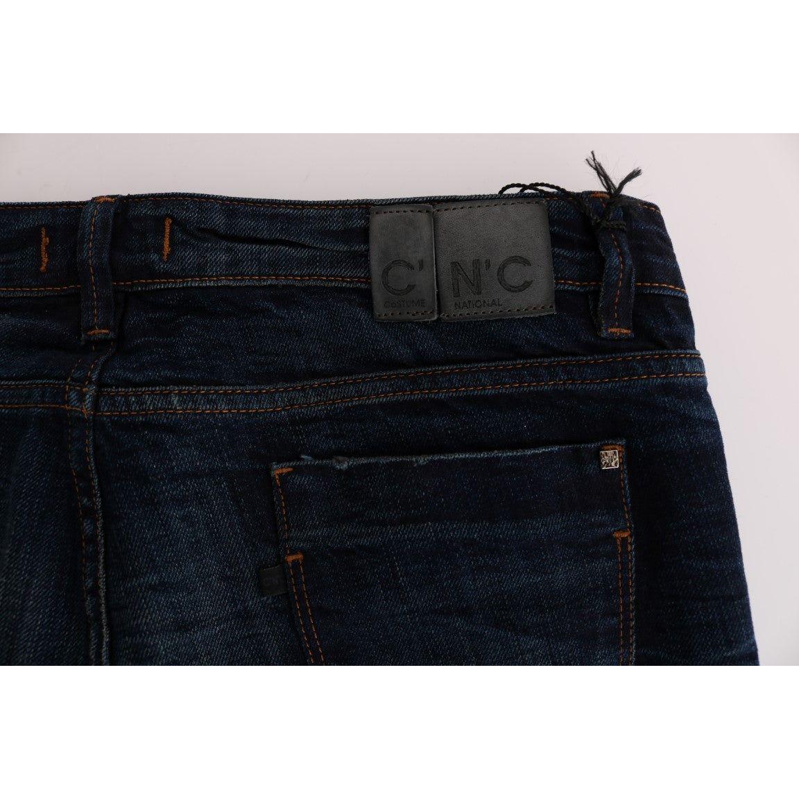 Costume National Blue Cotton Regular Fit Denim Jeans SIG30107-3