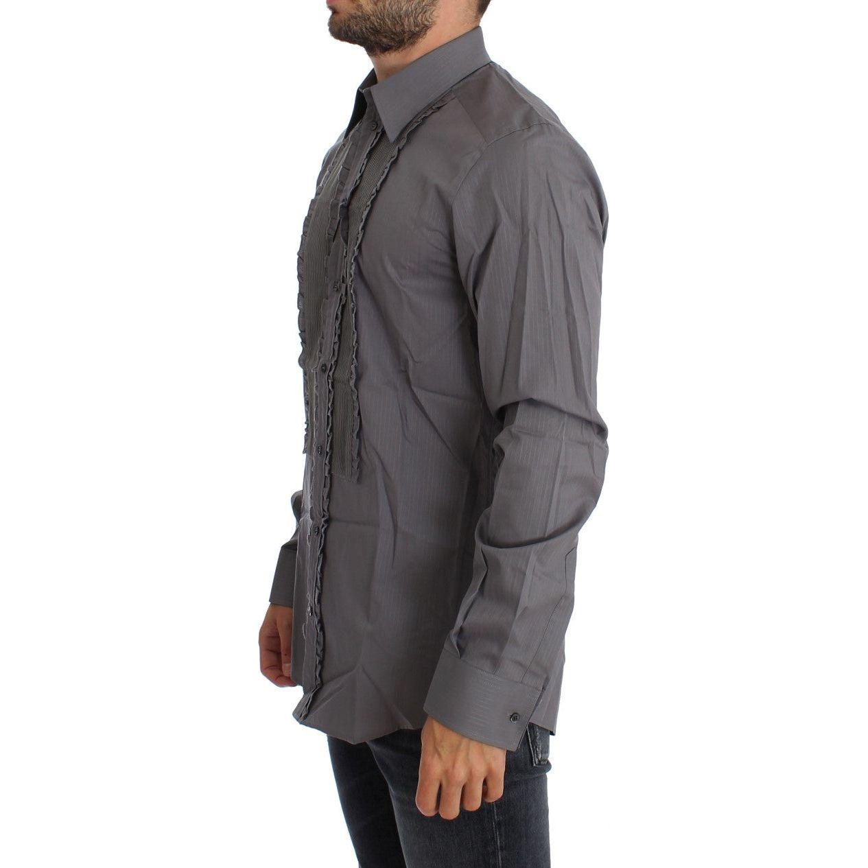 قميص دولتشي آند غابانا الأنيق المصنوع من القطن بقصّة Slim Fit