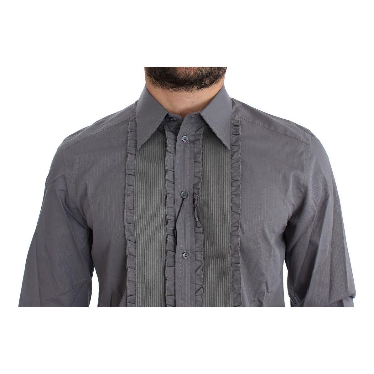 قميص دولتشي آند غابانا الأنيق المصنوع من القطن بقصّة Slim Fit
