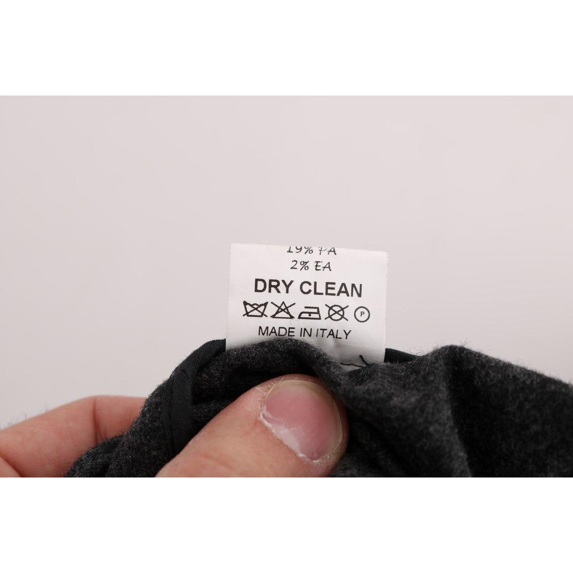 时尚灰色休闲紧身裤