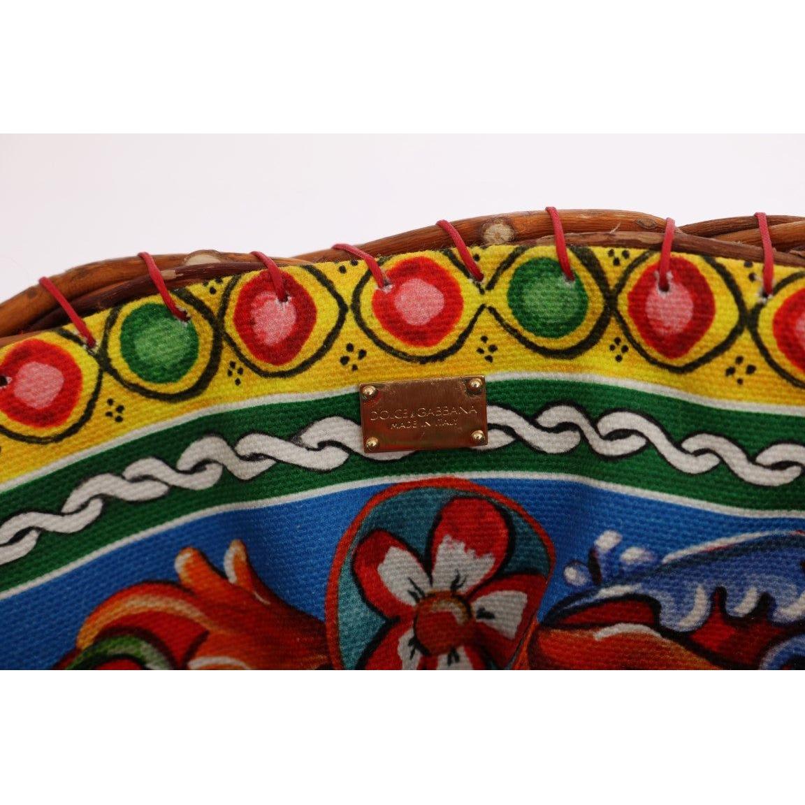 优雅米色稻草与异域风情绒球手提包