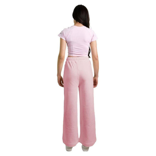 Hinnominate Chic Pink Palazzo Pants with Drawstring HI-9445-L