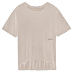 Hinnominate Beige Modal Women T-Shirt Hinnominate Gray
