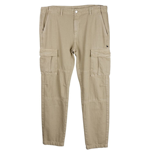 Comme Des Fuckdown Beige Cotton Men Pants