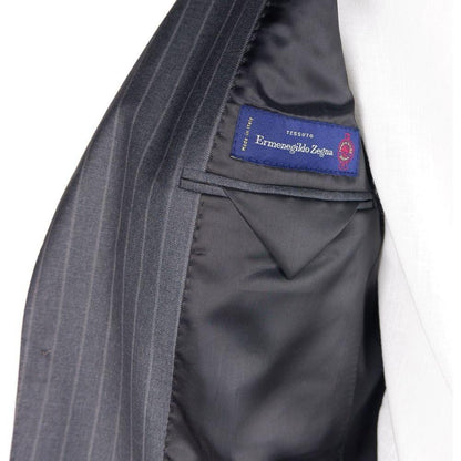 Made in Italy Gray Wool Men Suit