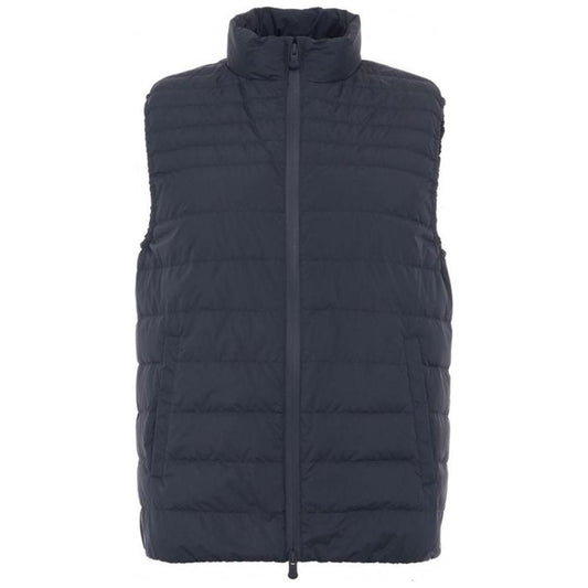 People Of Shibuya Sleek Blue Puffer Vest for a Modern Look PE-12429-IT44 | XS