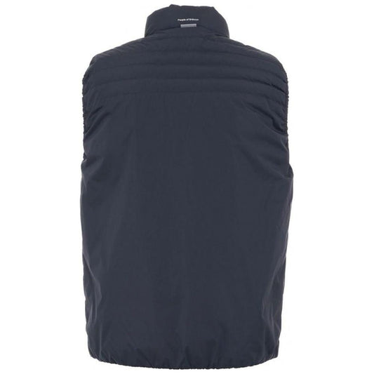 People Of Shibuya Sleek Blue Puffer Vest for a Modern Look PE-12429-IT44 | XS