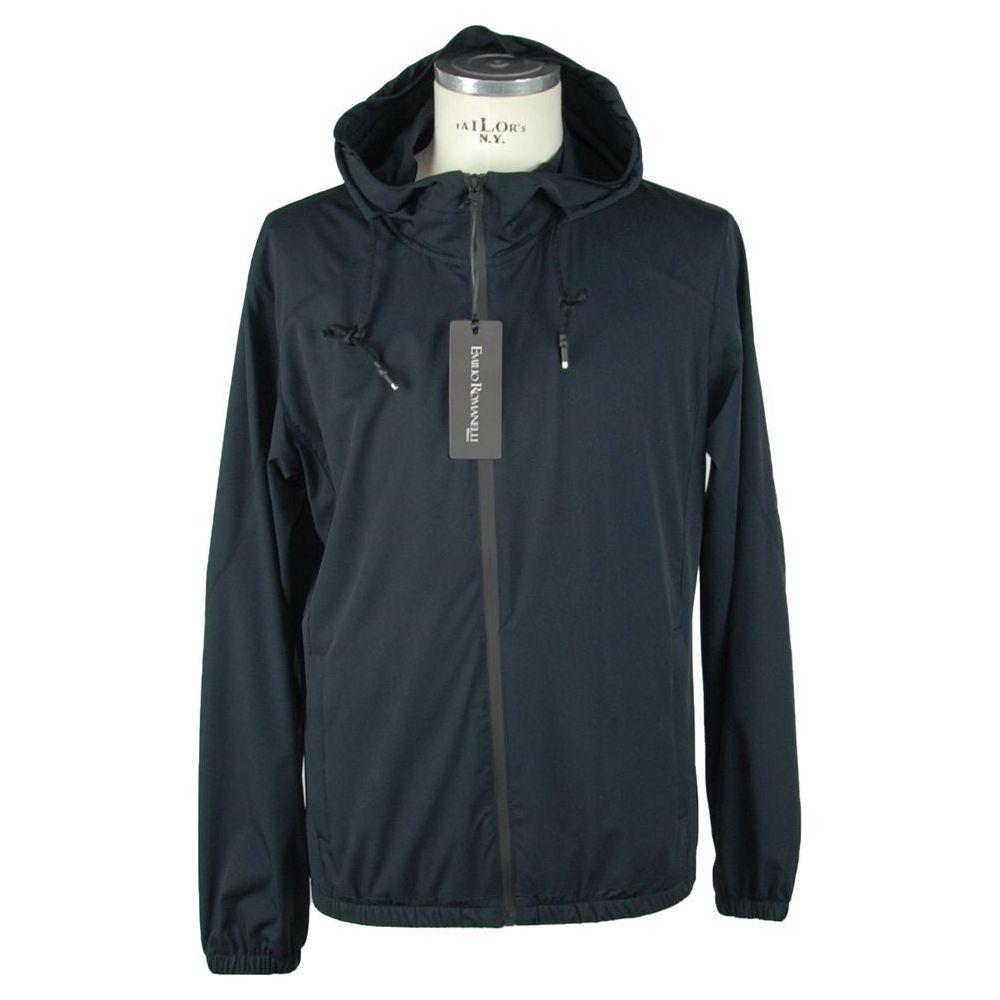 Emilio Romanelli Black Polyester Men's Jacket