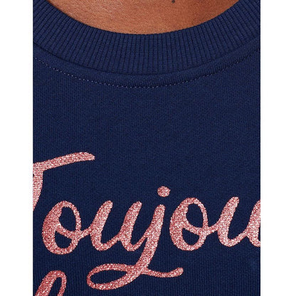 Love Moschino Blue Cotton Women Sweater