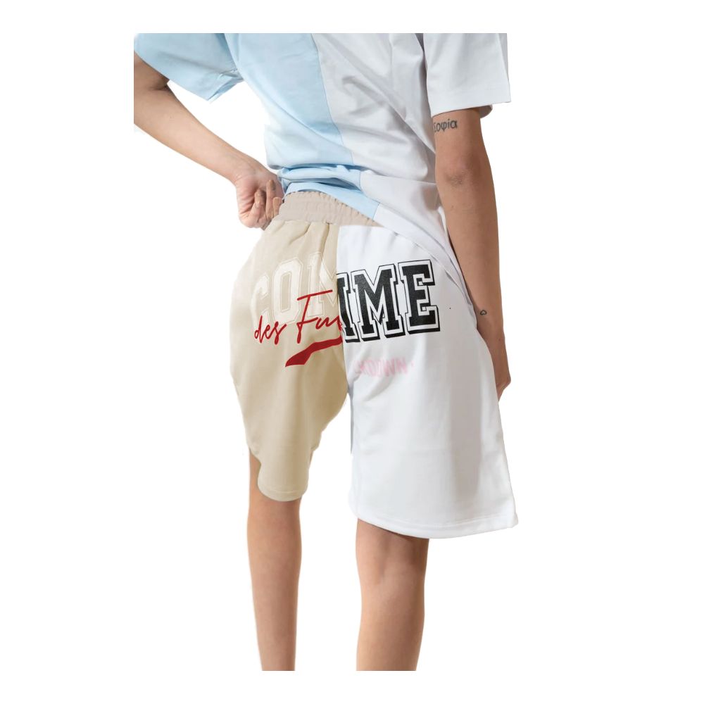 Comme Des Fuckdown Beige Cotton Short