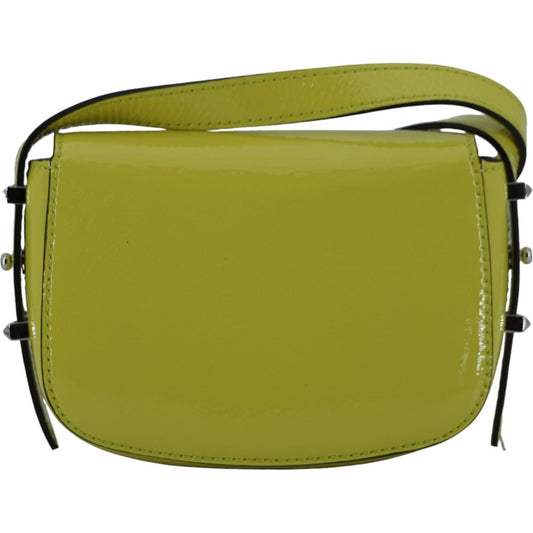 Jimmy Choo Lime Yellow Leather Small Shoulder Bag 196176015228