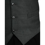 Dolce & Gabbana Gray Wool Formal Dress Waistcoat Vest TSH86216-48