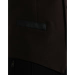 Dolce & Gabbana Brown Wool Waistcoat Dress Formal Vest TSH851990-52