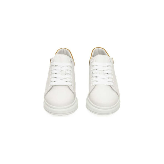 Cerruti 1881 White Leather Women Sneaker CE-24535-EU36/US6
