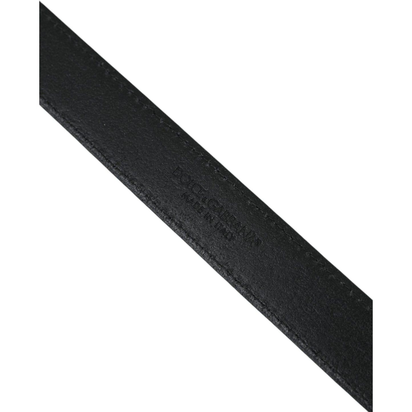 Dolce & Gabbana Beige Suede Leather Silver Buckle Belt Men