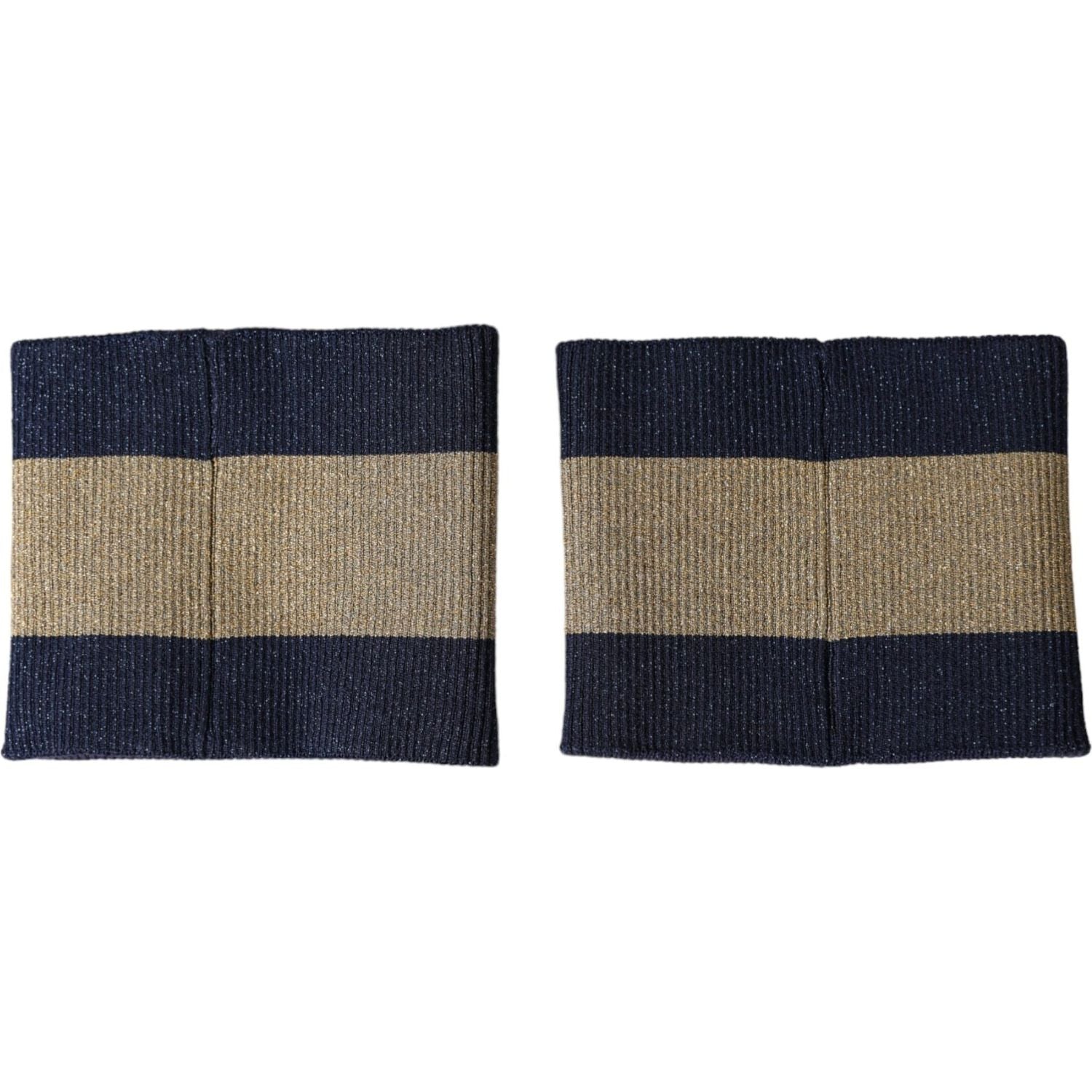 سوار دولتشي آند غابانا من الفيسكوز باللون الأسود والذهبي مع شعار Star 84