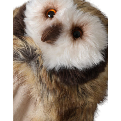 Dolce & Gabbana Brown Owl Faux Fur Whole Head Cap Hat