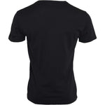 Dolce & Gabbana Black Cotton Silver Chain Short Sleeve T-shirt TSH86254-46