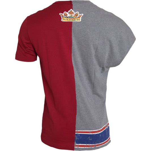 Dolce & Gabbana Multicolor Graphic Short Sleeve T-shirt TSH86274-46