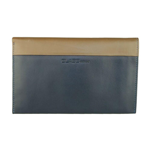 Cavalli Class Blue Leather Men Wallet CACL-6851