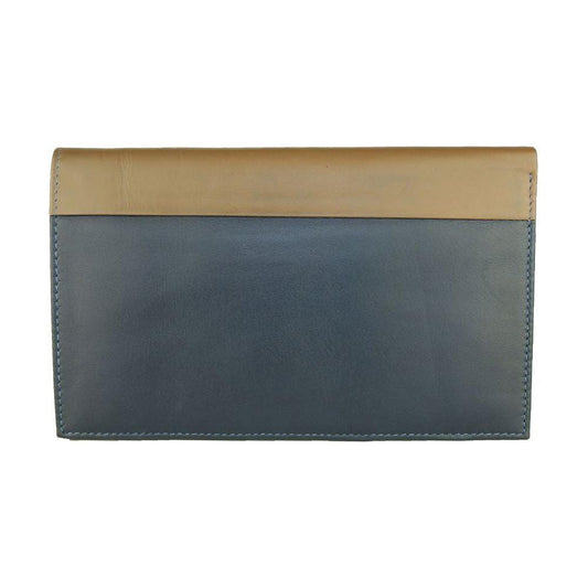 Cavalli Class Blue Leather Men Wallet CACL-6851