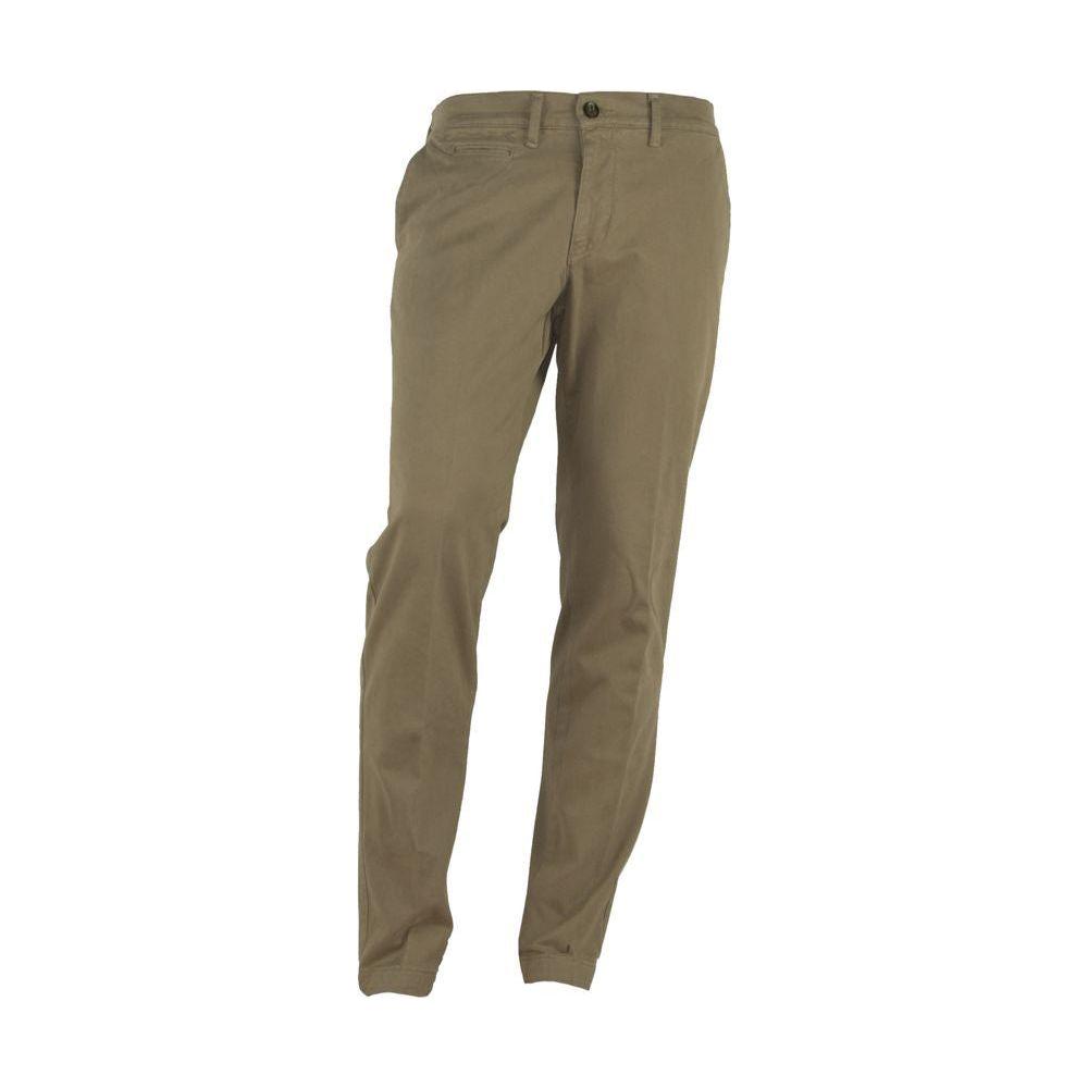 Made in Italy Elegant Italian Winter Pants MI-3372-IT58 | 3XL