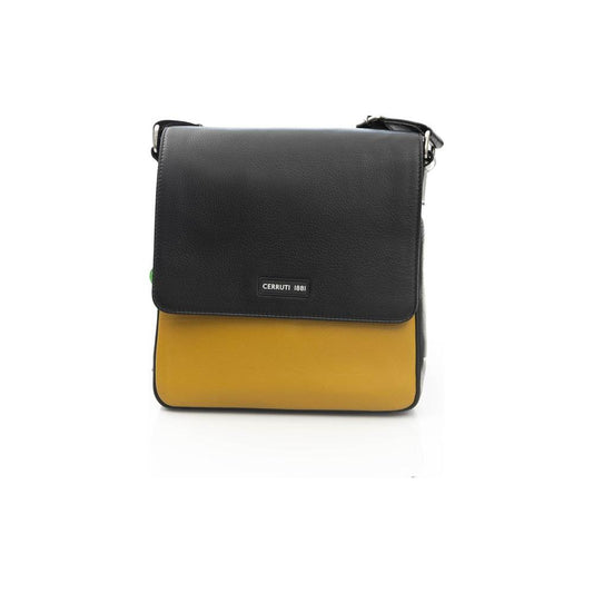 Cerruti 1881 Yellow Leather Women Crossbody Bag CE-22955