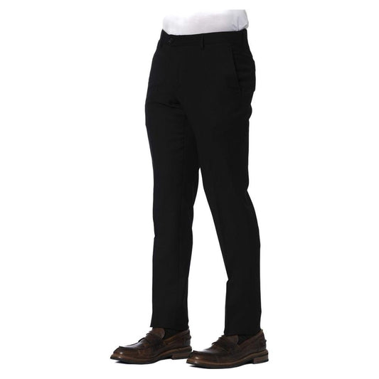 Trussardi Black Wool Men's Trouser TR-24078-IT44 | XS