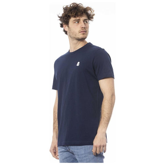Invicta Blue Cotton Men T-Shirt IN-24040-S