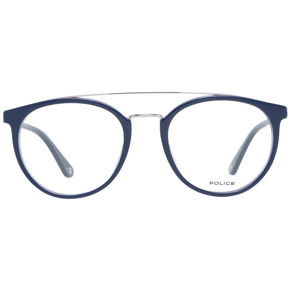 Police Blue Metal & Plastic Glasses (Frames)