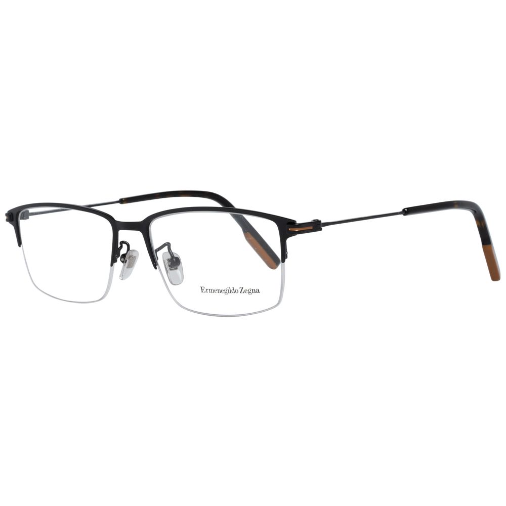 Ermenegildo Zegna Black Metal Glasses (Frames)