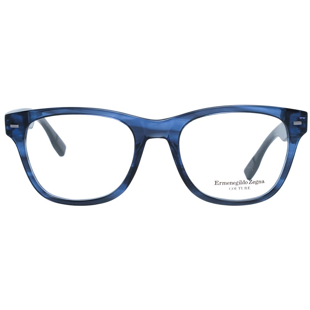 Ermenegildo Zegna Blue Plastic Glasses (Frames)