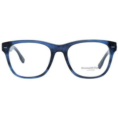 Ermenegildo Zegna Blue Plastic Glasses (Frames)