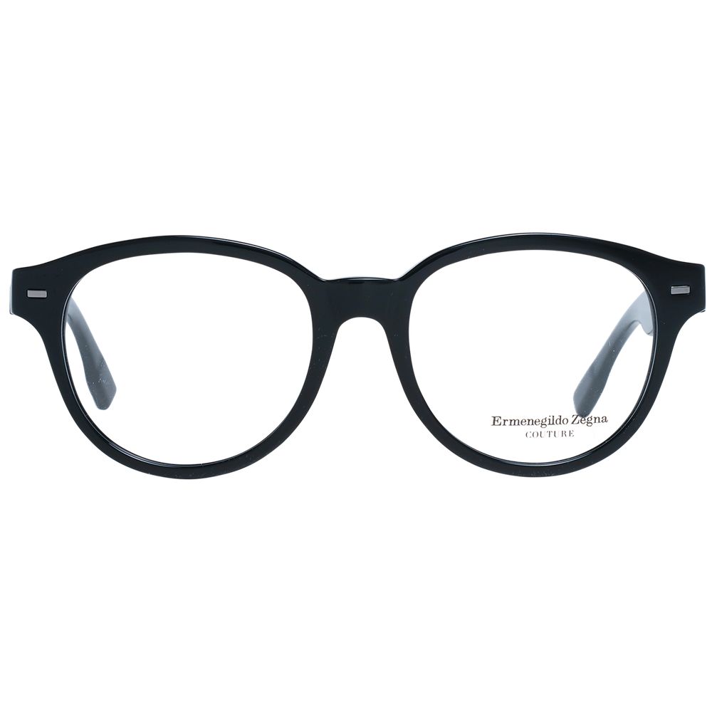 Ermenegildo Zegna Black Plastic Glasses (Frames)
