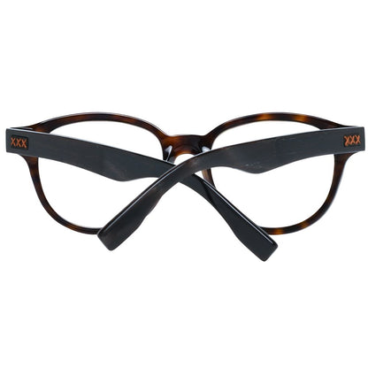 Ermenegildo Zegna Brown Men Glasses Frame
