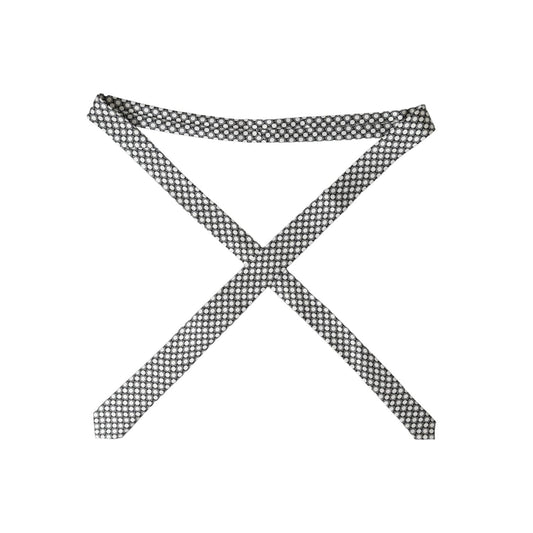 Dolce & Gabbana White Circles 100% Silk Adjustable Tie