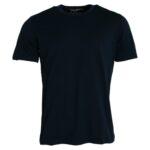 Dolce & Gabbana Dark Blue Cotton Round Neck Short Sleeves T-shirt TSH86521-48